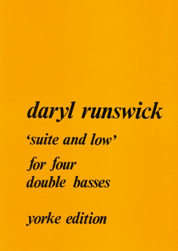 Suite and low for 4 double basses