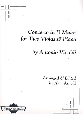 Concerto in D Minor for 2 violas and piano