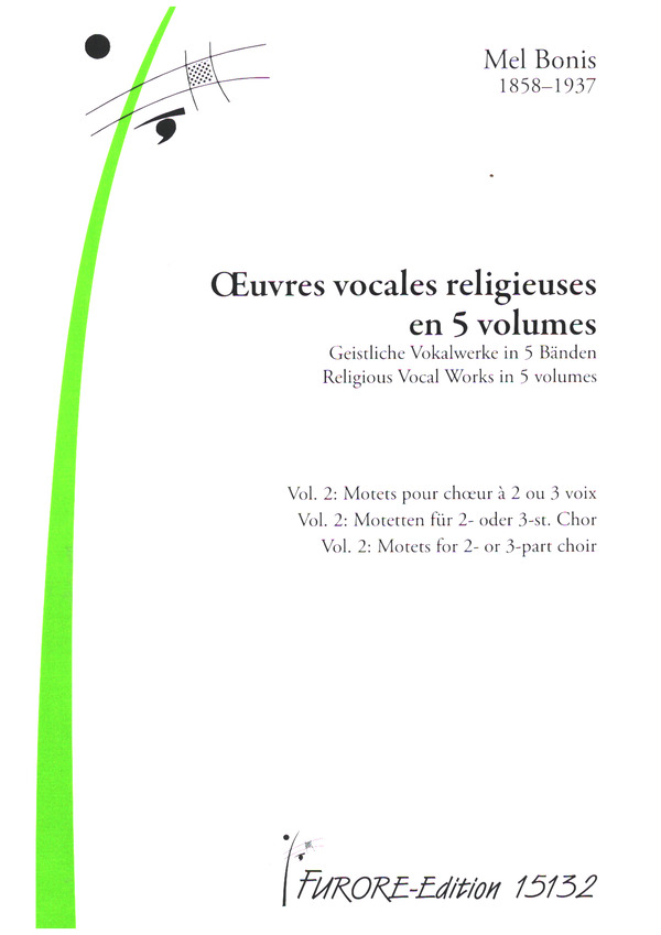 Oeuvres vocales religieuses en 5 volumes vol. 2