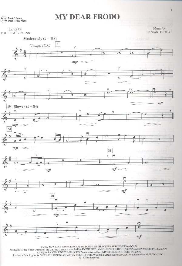 Howard Leslie Shore - The Hobbit - The Motion Picture Trilogy (+MP3-CD):