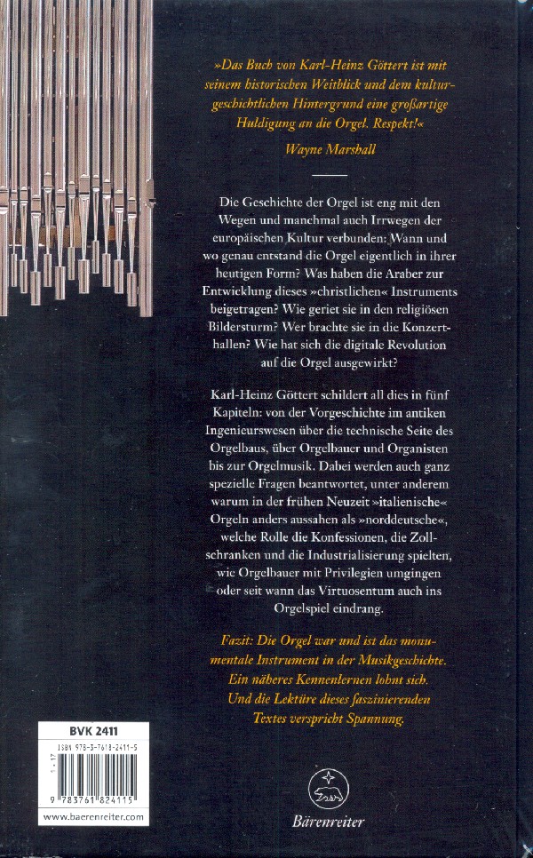 Karl-Heinz Göttert - Die Orgel Kulturgeschichte eines monumentalen Instruments
