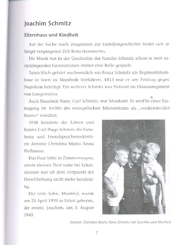 Manfred Schmitz - Manfred Schmitz Musik ist meine Sprache