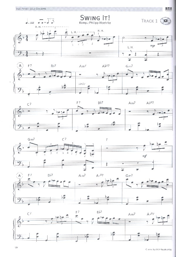 Philipp Möhrke - Jazz Piano Solo Concepts (+CD)