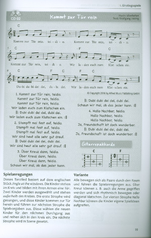  Wolfgang Hering - Kunterbunte Spaß- und Spielmusik mit Kindern (+CD)