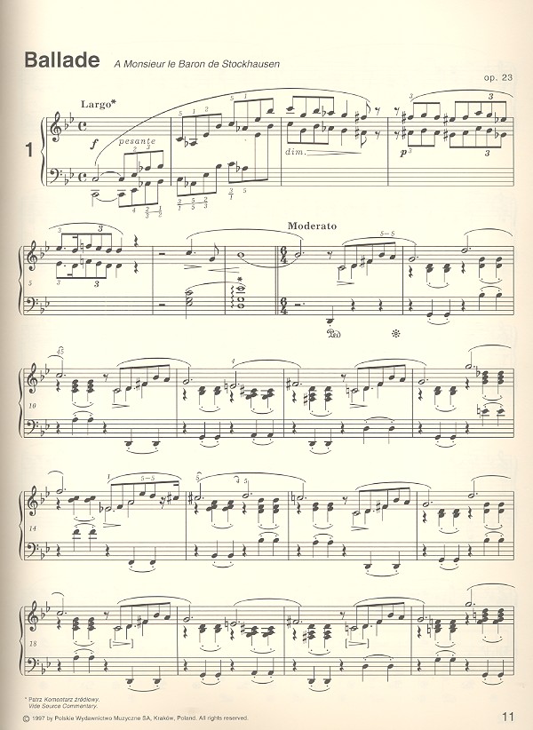 Frédéric Chopin - Ballades op.23, 38, 47, 52