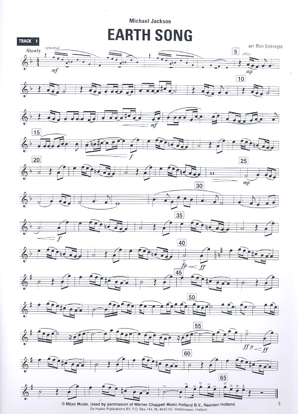 Play the first part (+CD) for trumpet