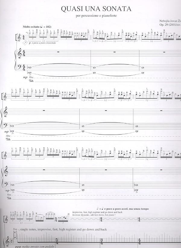 Nebojsa Jovan Zivkovic - Quasi una sonata op.29