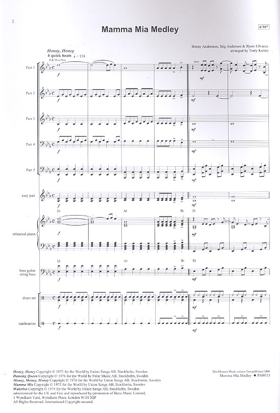 Benny Andersson - Mamma Mia Medley: