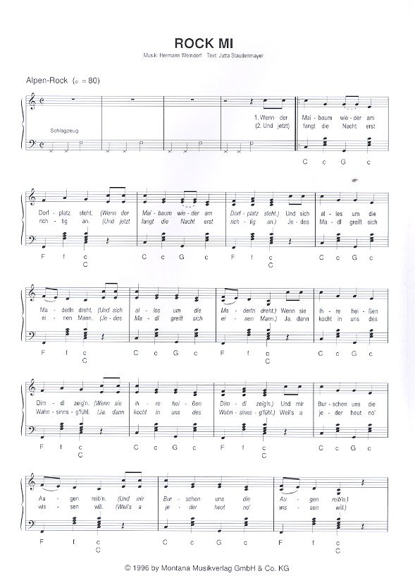 Hermann Weindorf - Rock mi: