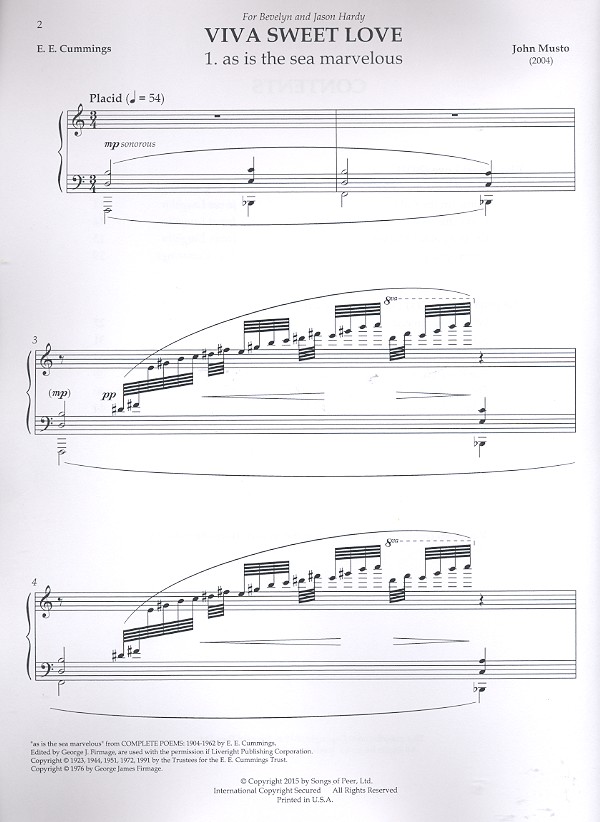 John Musto - Collected Songs vol.4