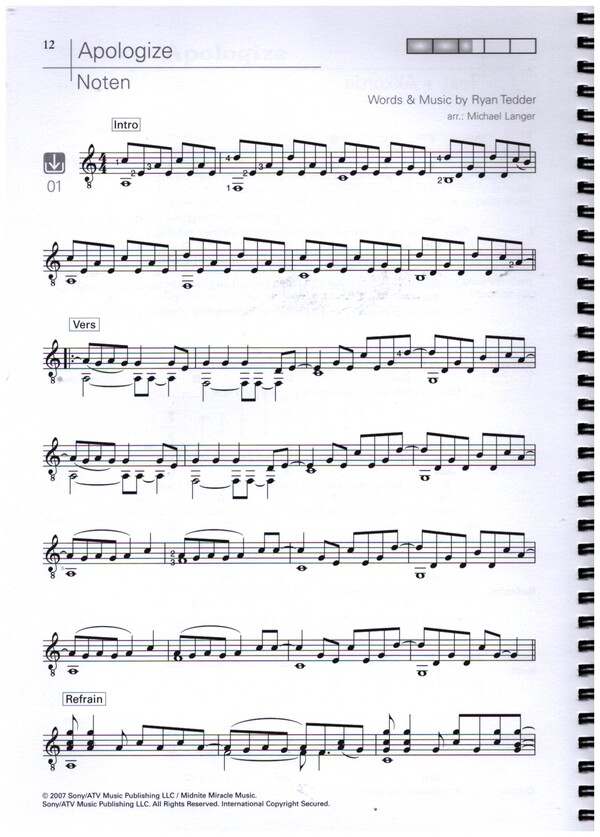  Michael Langer - Acoustic Pop Guitar Solos vol.5 (+Online Audio)