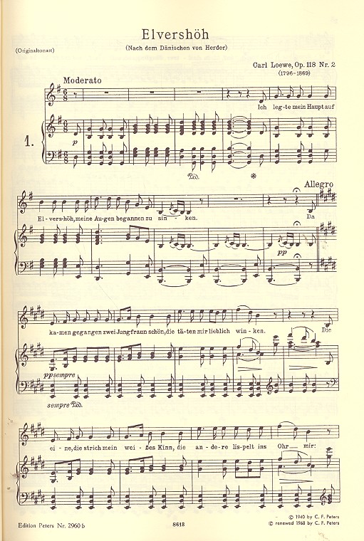 Carl Johann Gottfried Loewe - Balladen und Lieder Band 2