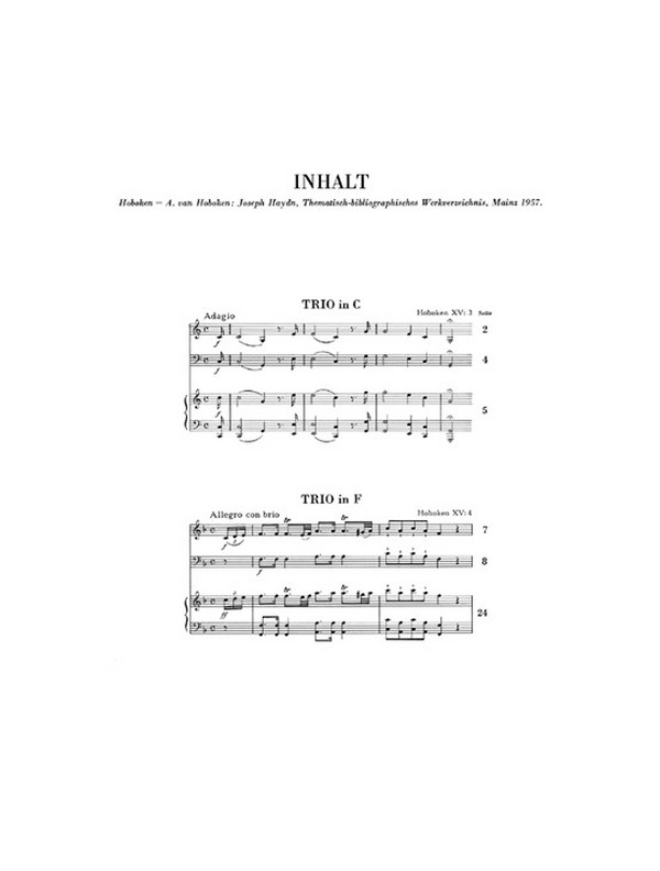 Ignaz Joseph Pleyel - Trios C-Dur und F-Dur