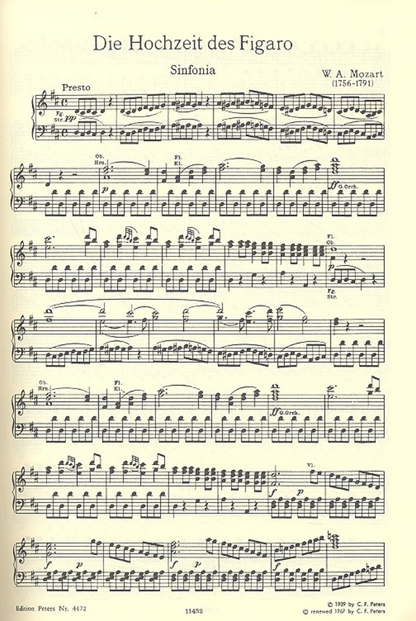  Wolfgang Amadeus Mozart - Die Hochzeit des Figaro