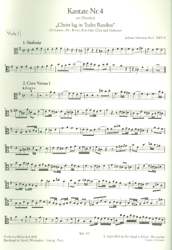  Johann Sebastian Bach - Christ lag in Todesbanden