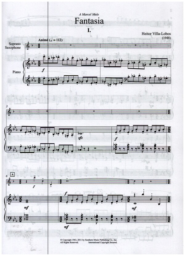 Heitor Villa-Lobos - Fantasia op.630 for soprano (tenor)