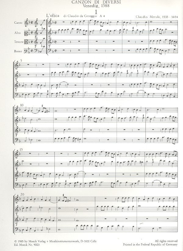 Canzoni di diversi con ogni sorte