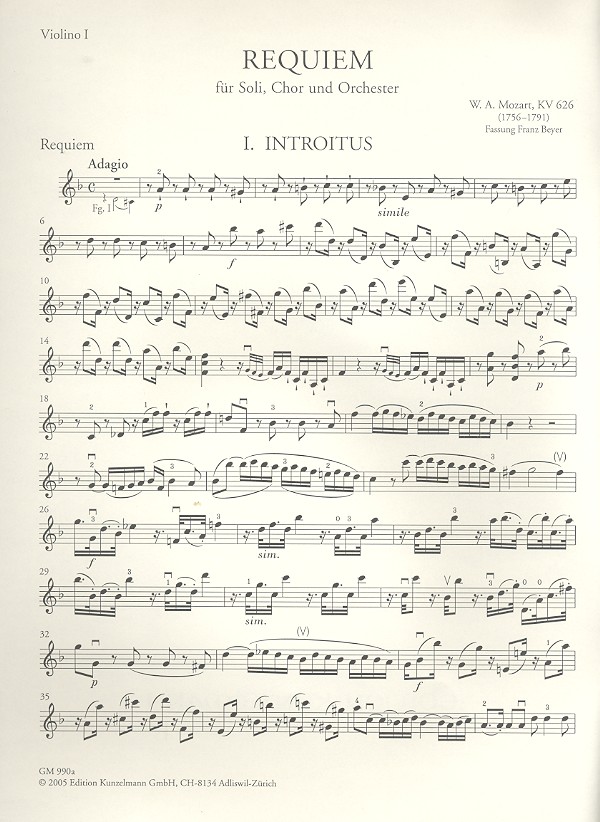 Wolfgang Amadeus Mozart - Requiem d-Moll KV626