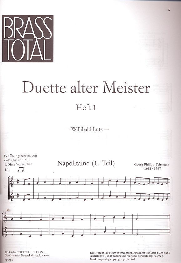 Duette alter Meister Band 1