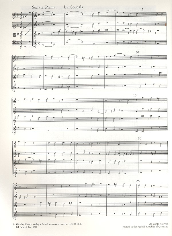 Cesario Gussago - Sonate a quattro, sei et otto Band 1