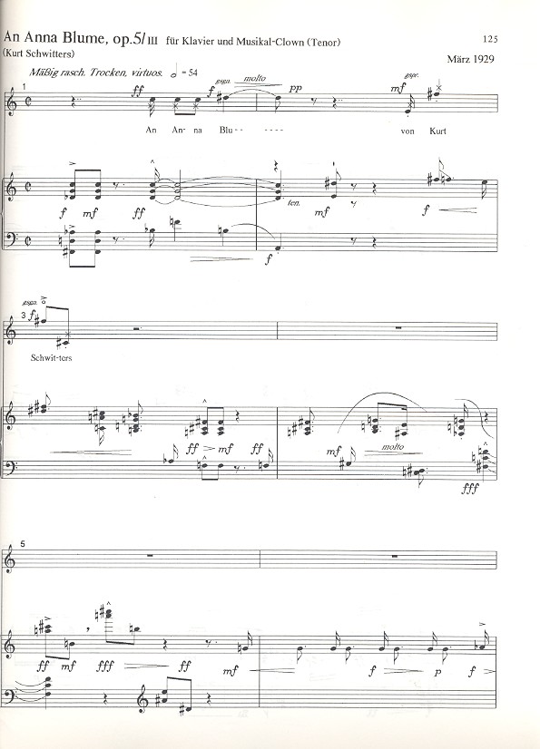 Stefan Wolpe - Lieder mit Klavierbegleitung 1929-1933