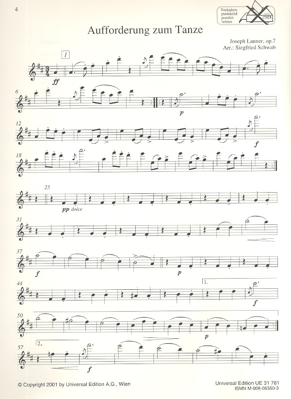 Playalong Flute (+CD): Joseph Lanner