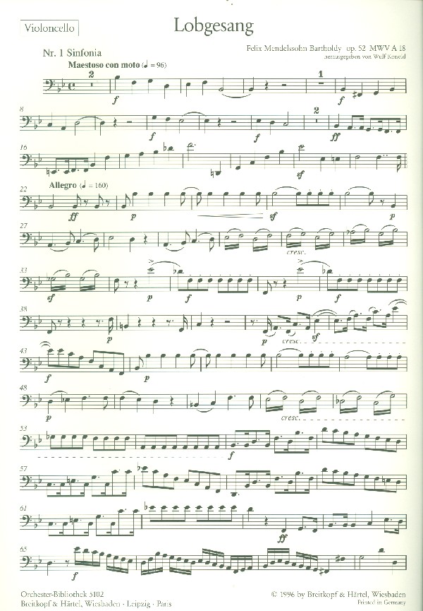 Felix Mendelssohn-Bartholdy - Sinfonie Nr.2 op.52