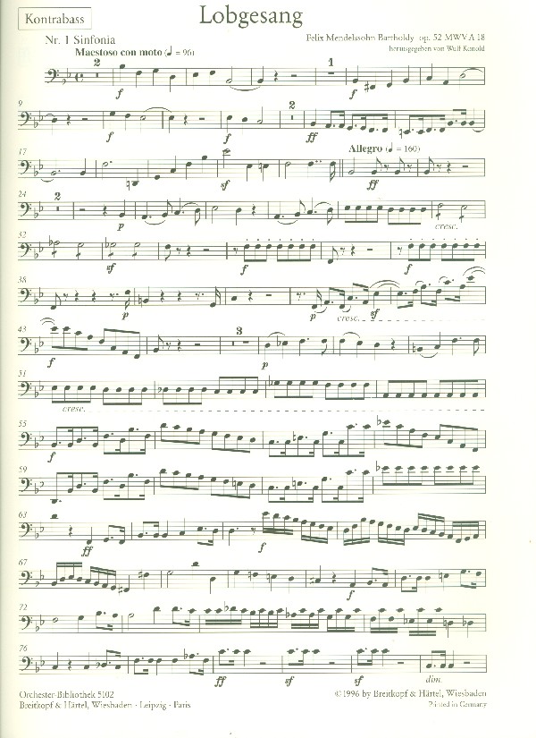  Felix Mendelssohn-Bartholdy - Sinfonie Nr.2 op.52