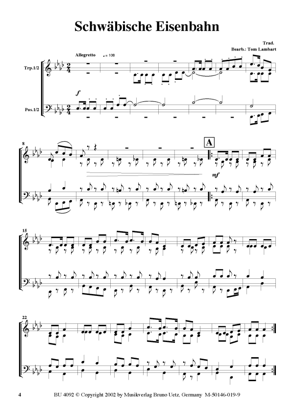  Tom Lambart - Ragtimes Spirituals und Co