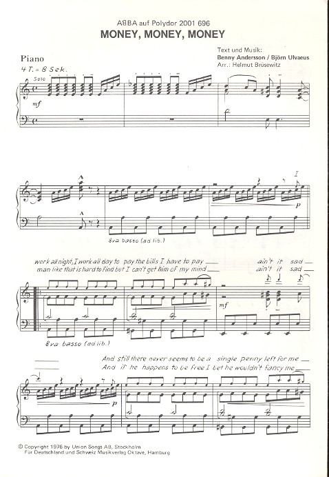 Money Money Money und