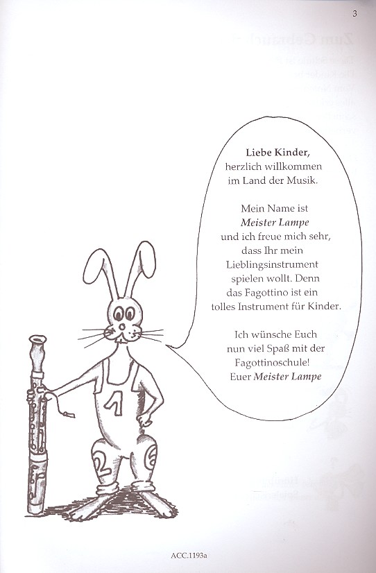 Oliver Hasenzahl - Meister Lampes Fagottinoschule Band 1