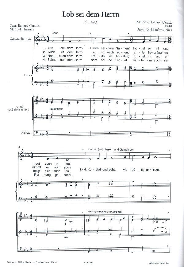  Erhard Quack - Lob sei dem Herrn