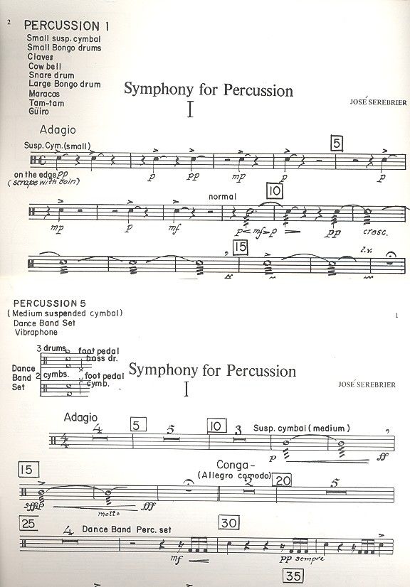 José Serebrier - Symphony for Percussion