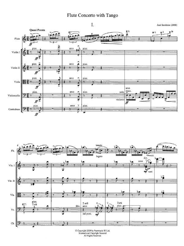 José Serebrier - Flute Concerto with Tango