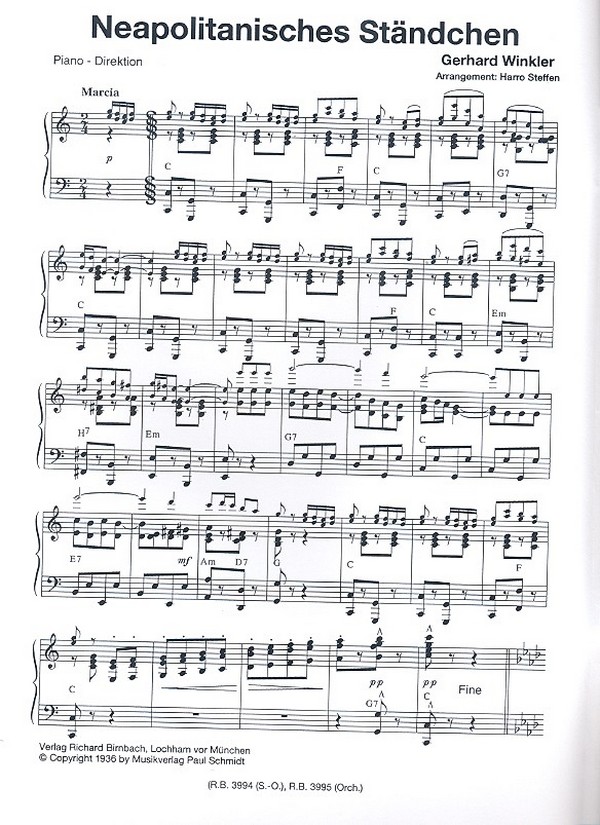 Gerhard Winkler - Neapolitanisches Ständchen:
