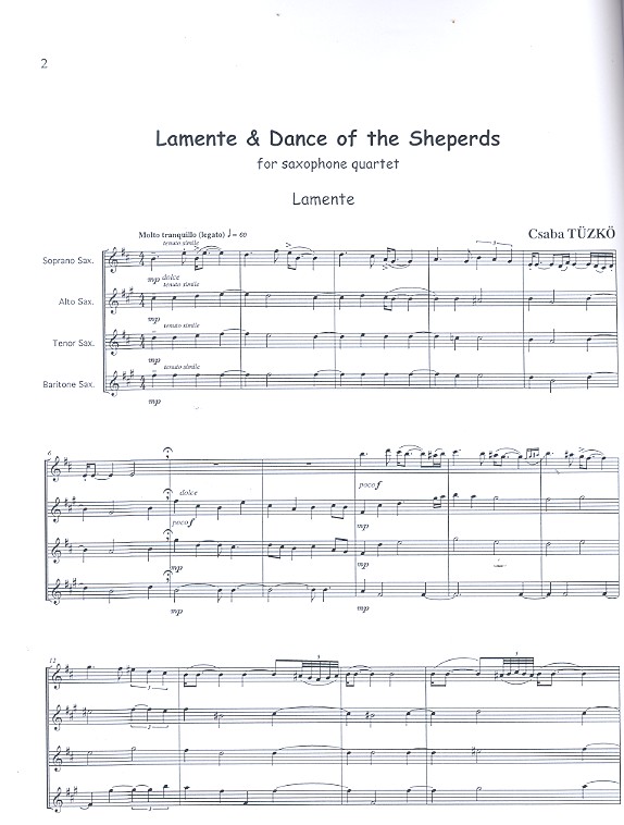  Csaba Tüzkö - Lamente and Dance of the Shepherds