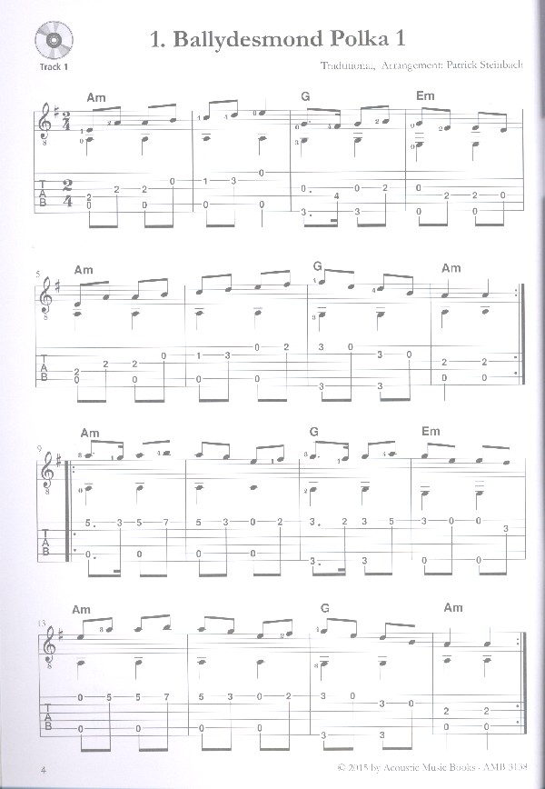 Irish Guitar Tunes (+CD):