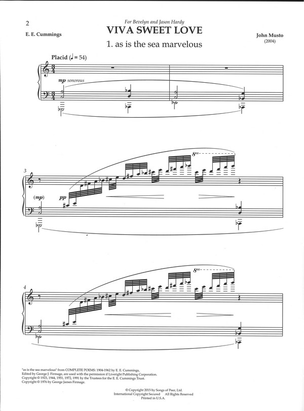  John Musto - Collected Songs vol.4