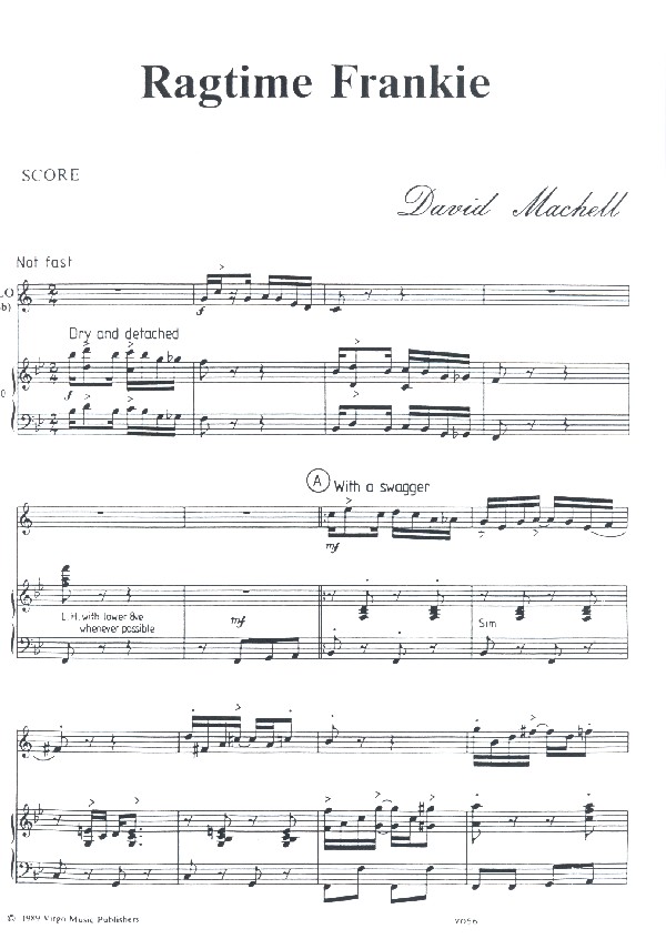 David (Dave) Machell - Ragtime Frankie
