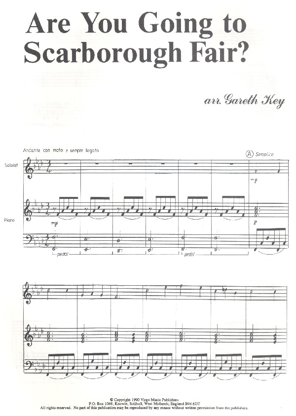 Are You going to Scarborough Fair