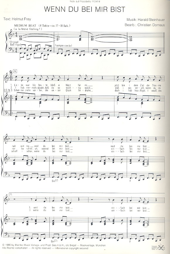 Harald Steinhauer - Wenn du bei mir bist