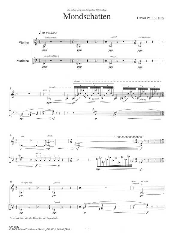 David Philip Hefti - Mondschatten