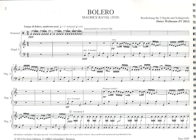 Maurice Ravel - Bolero (leicht gekürzt)