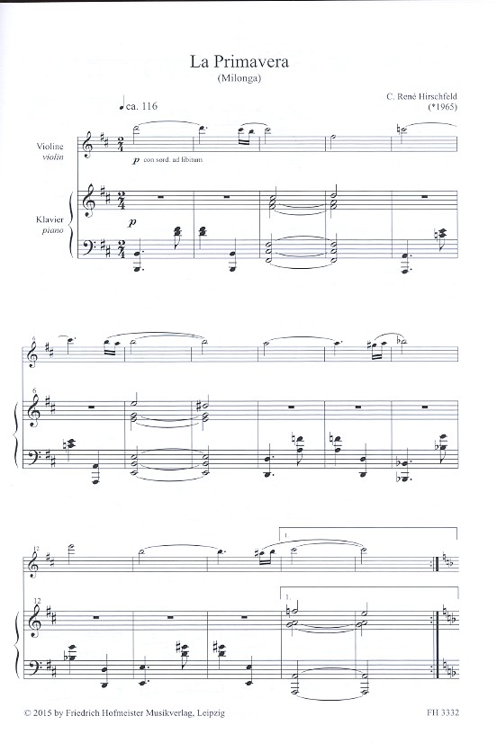 Casper René Hirschfeld - Tangos und Milongas Band 3: