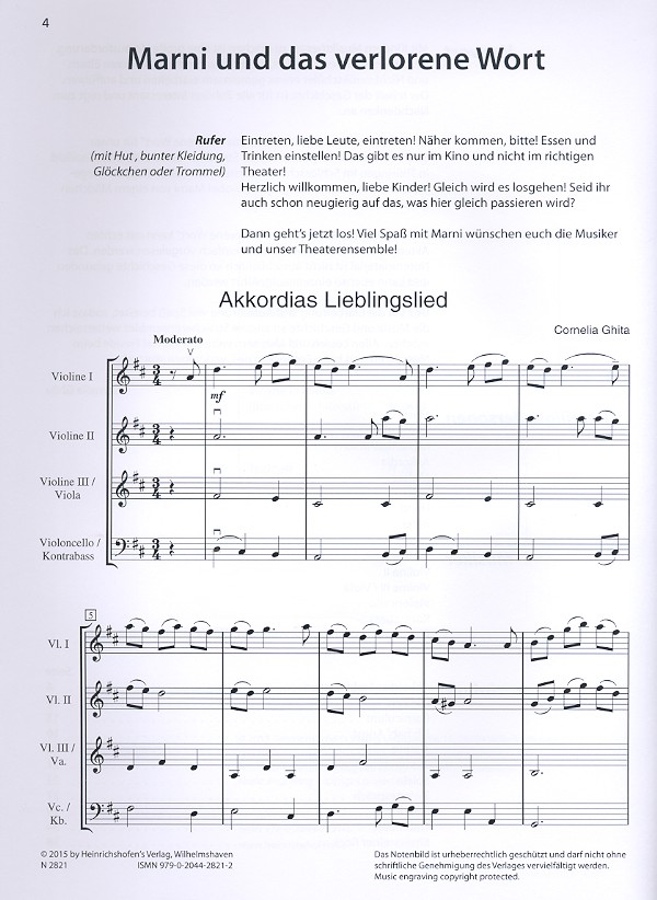 Cornelia Ghita - Marni und das verlorene Wort