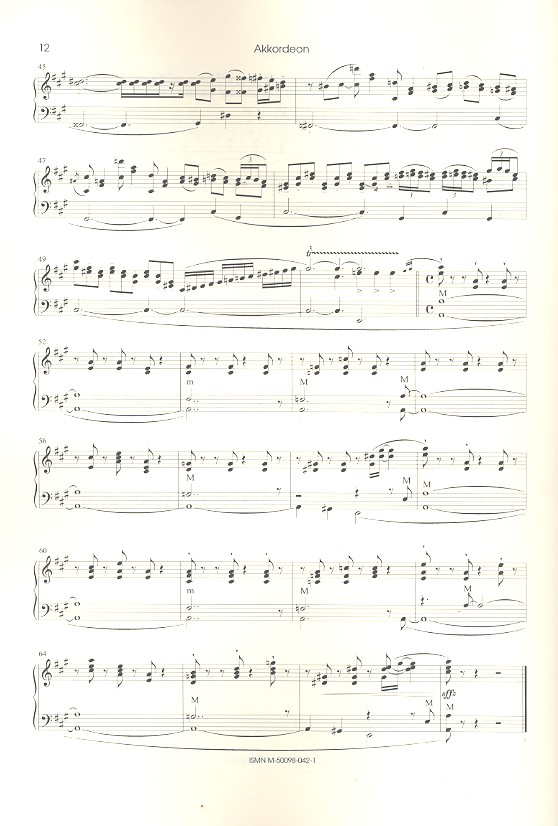 Rudi Spring - 3 Tangos für Tenorhackbrett, Akkordeon