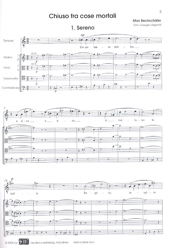 Max Beckschäfer - Chiuso fra cose mortali