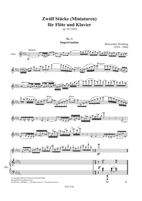 Mieczyslaw Weinberg - 12 Stücke op.29