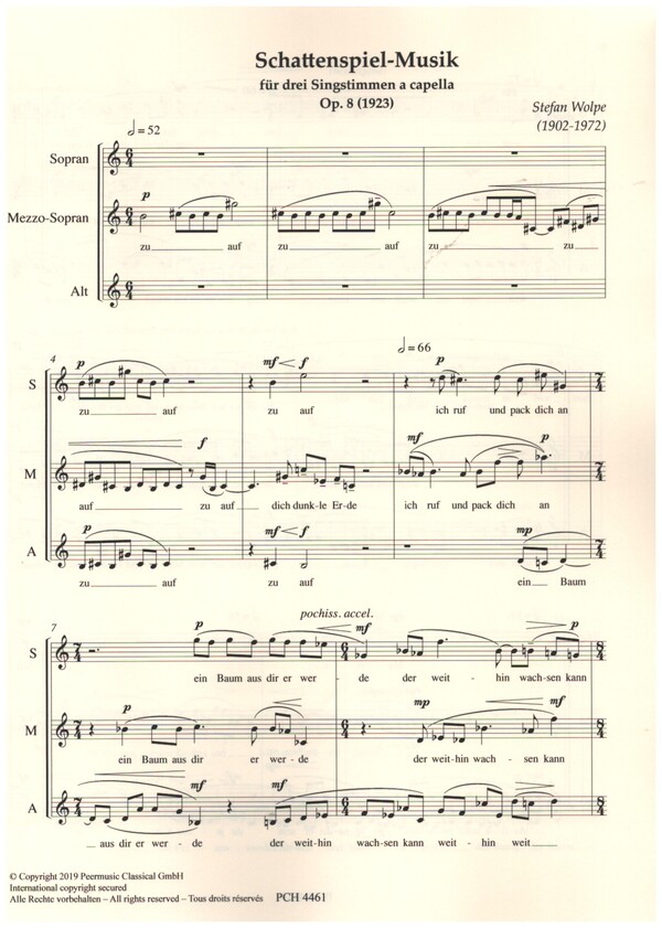 Stefan Wolpe - Schattenspiel-Musik