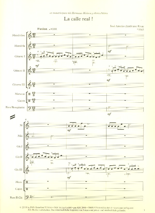 José Antonio Zambrano Rivas - La calle real